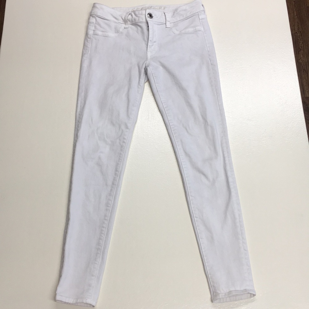 White American Eagle Jeggings